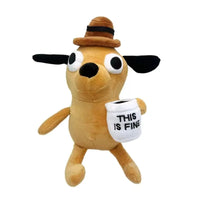 This is Fine Meme Dog Plushie (25 cm)