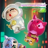 Crayon Shinchan Gradient Face Changing Keychain - Bear Hugs