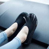 GallonShark Indoor Barefoot Sock Shoes Knit Footwear for Yoga Pilates Dance and Low-Impact Activities - Bear Hugs
