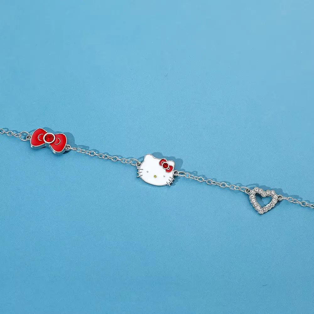 Elegant Hello Kitty Adjustable Bracelet