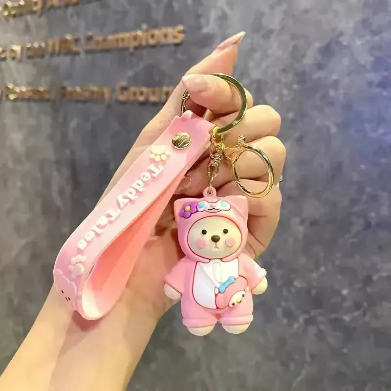 Teddy Tales Lena Bear Keychain