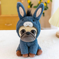 25CM Creative Hat Shar-pei Dog Plush Toy Other Animal Dress Up Hat Can Be Taken Off Into A Dog Doll Children's Birthday Gift - Bear Hugs