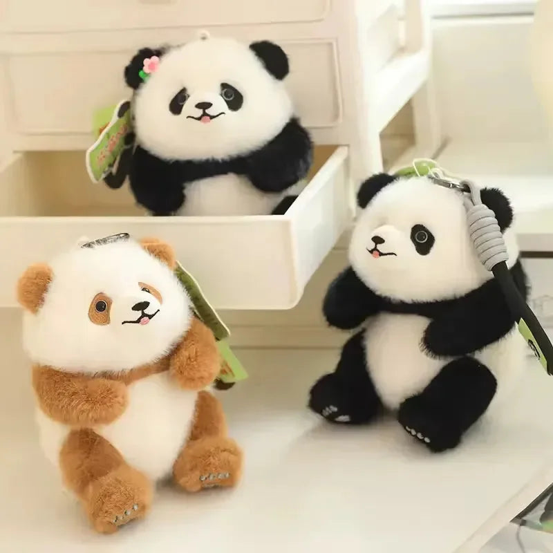 Genuine Chengdu Panda Plush Keychain
