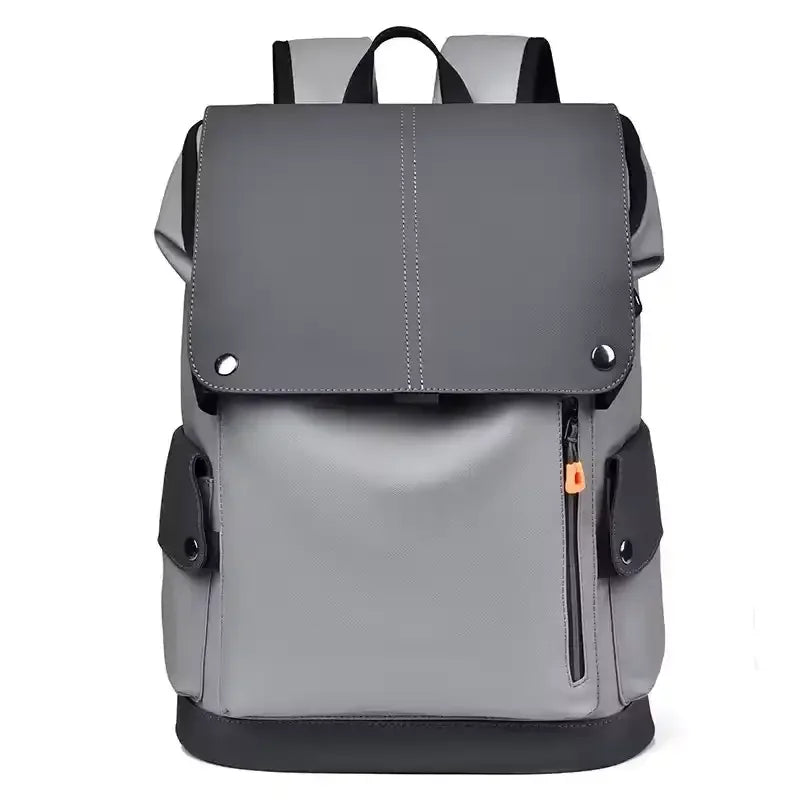 Premium Leather-Look Casual Backpack