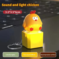Press & Play Pals Sound & Light Keychain