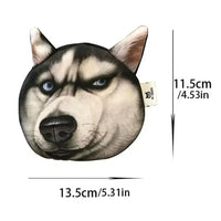 3D Realistic Dog Face Coin Purse
