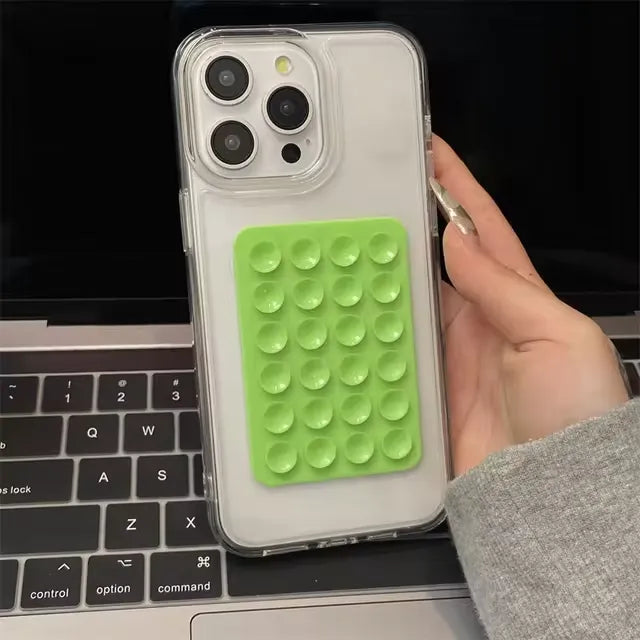 Suction Cup Transparent Case (For iPhones)