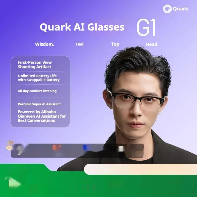 Qwen G1 AI Smart Glasses - Bear Hugs