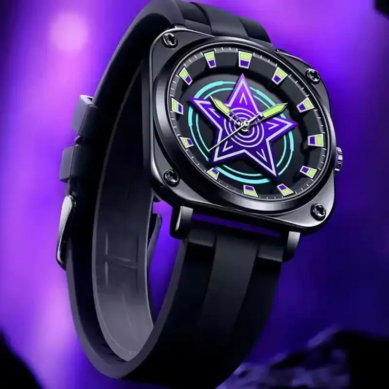 DOM Cosmic Glow Square Watch