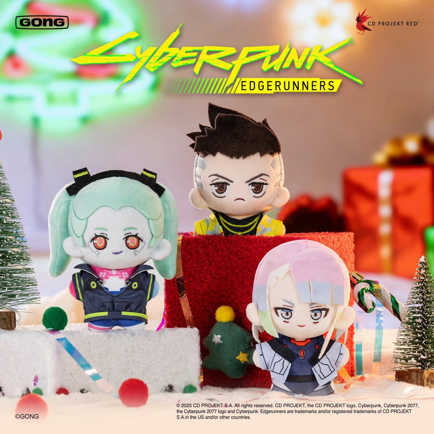 Gong Cyberpunk: Edge Walker Series Plush Pendant David Lucy Plush Doll Holiday Surprise Gift - Bear Hugs