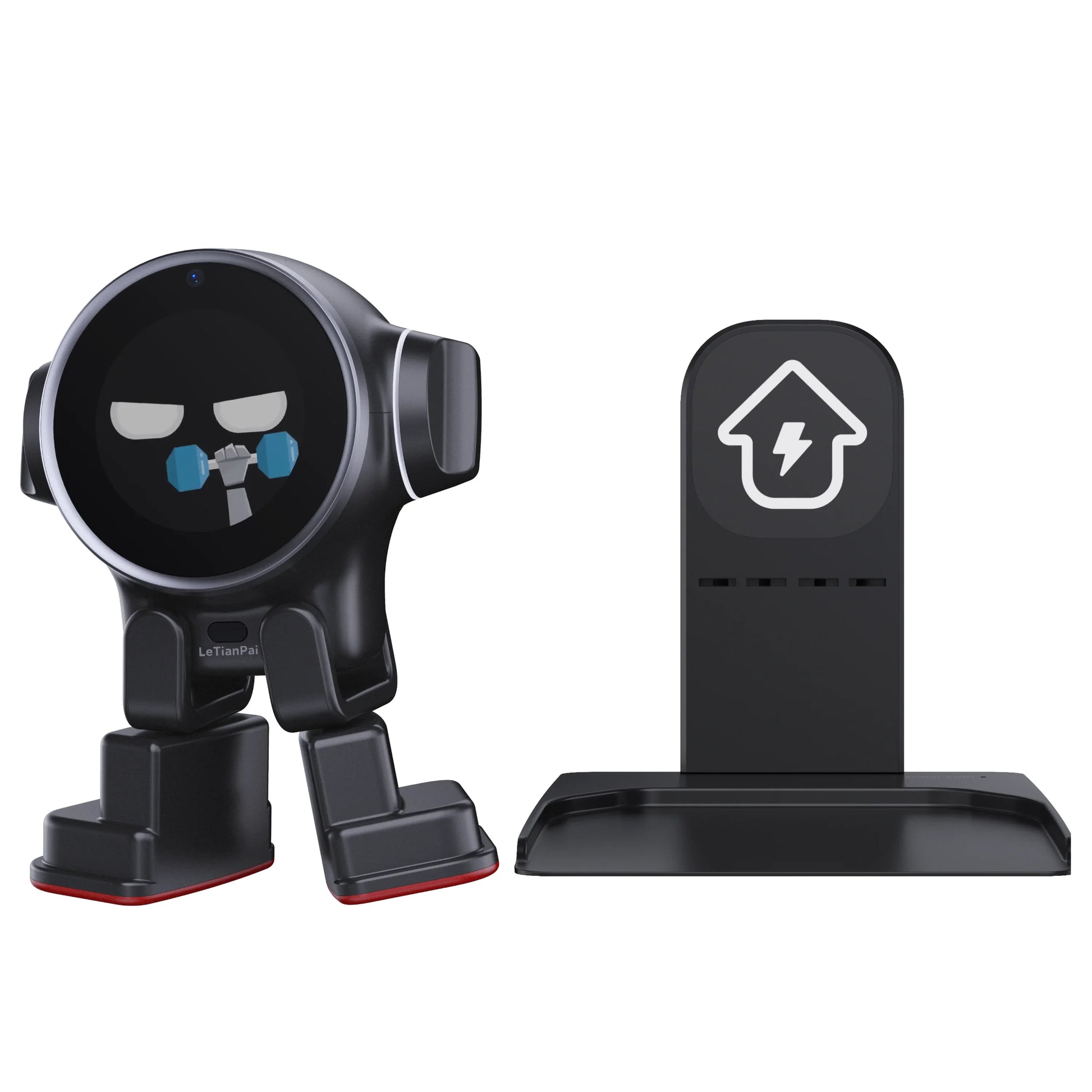 Original Letianpai Rux Robot Smart Companion Electron Ai Intelligent Automation Robot GPT Voice Fun Desktop Pet ai Robots White - Bear Hugs