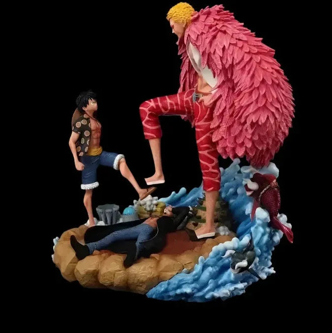 PVC Donquixote vs Luffy Action Figurine (21cm)