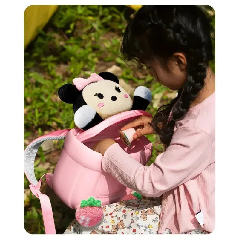 Disney Anime Lotso Plush Doll School Bag Kids Backpack Cartoon Mickey Eva Ultra Light Kindergarten Stationery Storage Bag Gift - Bear Hugs