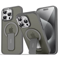 Luxury Magsafe Folding Stand Phone Case (For iPhones)