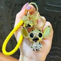 Rainbow Reef Stitch Gradient Keychain