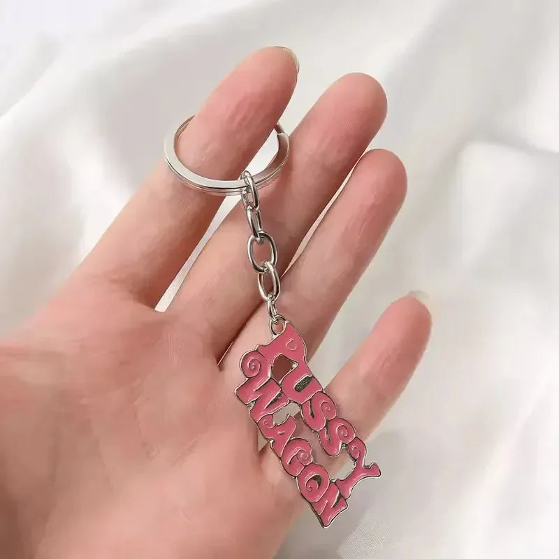 Pussy Wagon Vixen Vibes Keychain