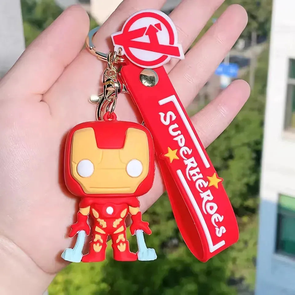 Superhero Squad Figurine Keychain