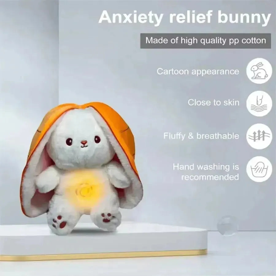 Strawberry Carrot Bunny Breathing Plushie