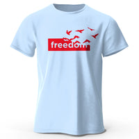 Freedom Letter Printed T-Shirt