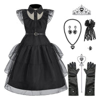 Wednesday Addams Princess Dress - Bear Hugs