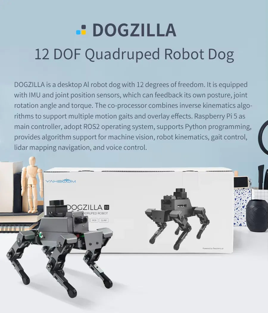 Dogzilla AI Programmable Robot Dog - S1 & S2 Model