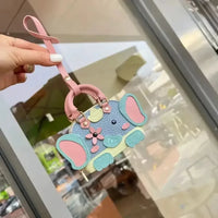 Pendentif mini sac éléphant monogramme 