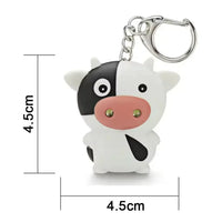 Porte-clés LED lumineux Cow-Orable