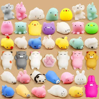 Mini Animal Squishies (Set of 10)