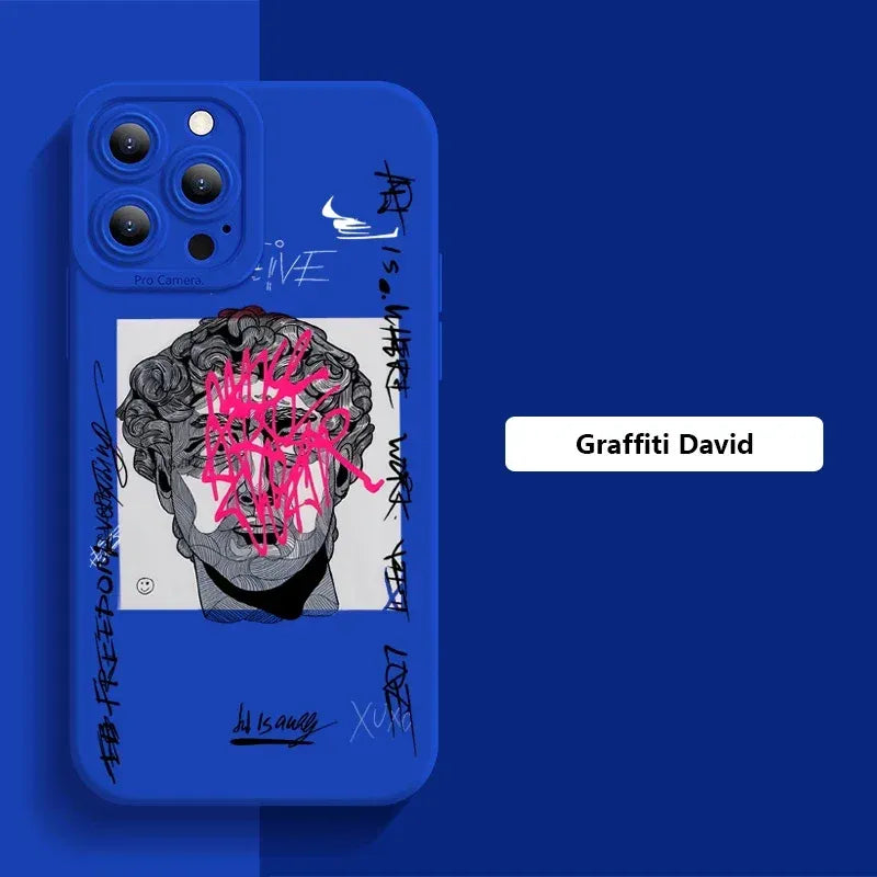 Graffiti Art Aesthetic Soft Phone Case (For iPhones)