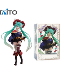 Hatsune Miku Desktop Cute Action Figure Tale Wonderland Miku Puss in Boots Anime Figurine Kawaii Girl Model Toy Adorable Decor - Bear Hugs