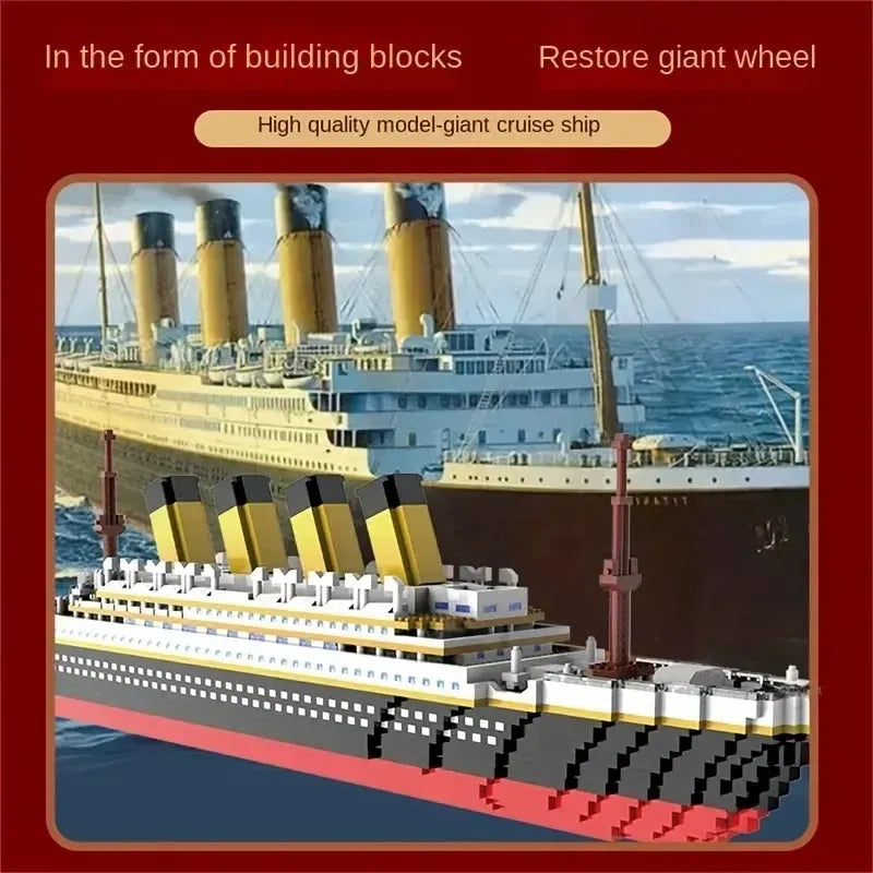 Titanic Ship Building Blocks