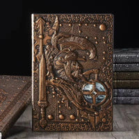 Warrior's Writ 3D Embossed Leather Notebook