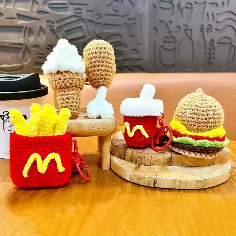 McD Cravings Crochet Keychain