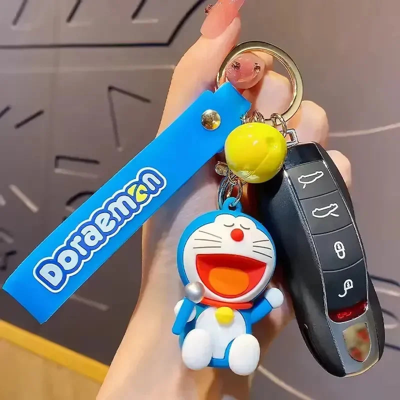 Dreamy Duo Doraemon Delights Keychain