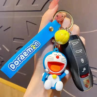 Dreamy Duo Doraemon Delights Keychain