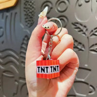 Minekraft Block Beacon LED Keychain