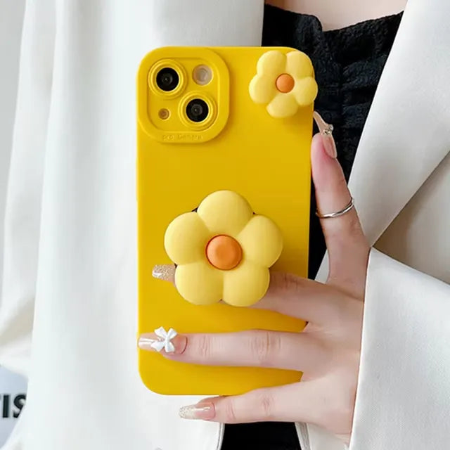 Korean Flower Phone Case (For Samsung)