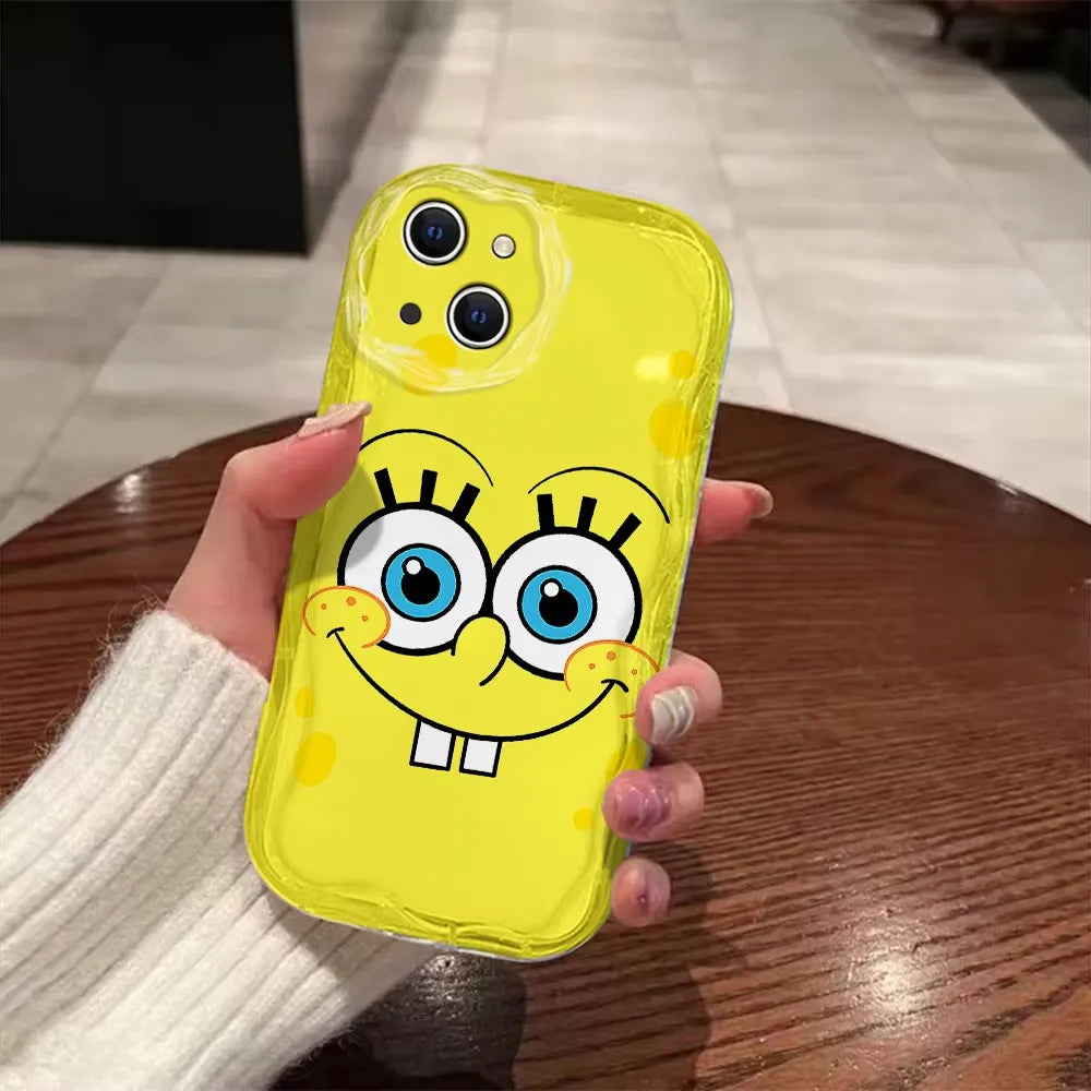 Cute SpongeBob 3D Case (For iPhones)