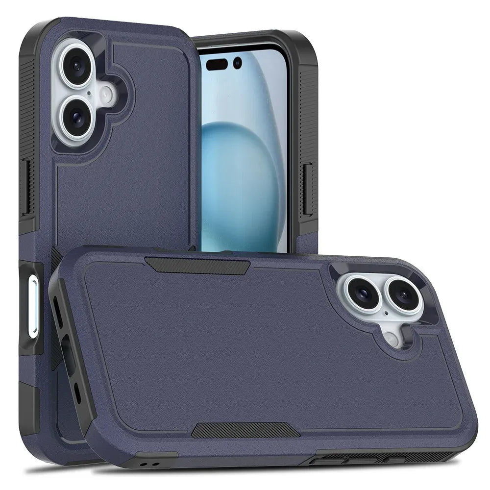 Shockproof Two Layer Protection Case (For iPhones)