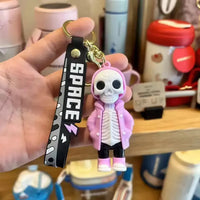 Bone Brigade Hooded Skeleton Keychain