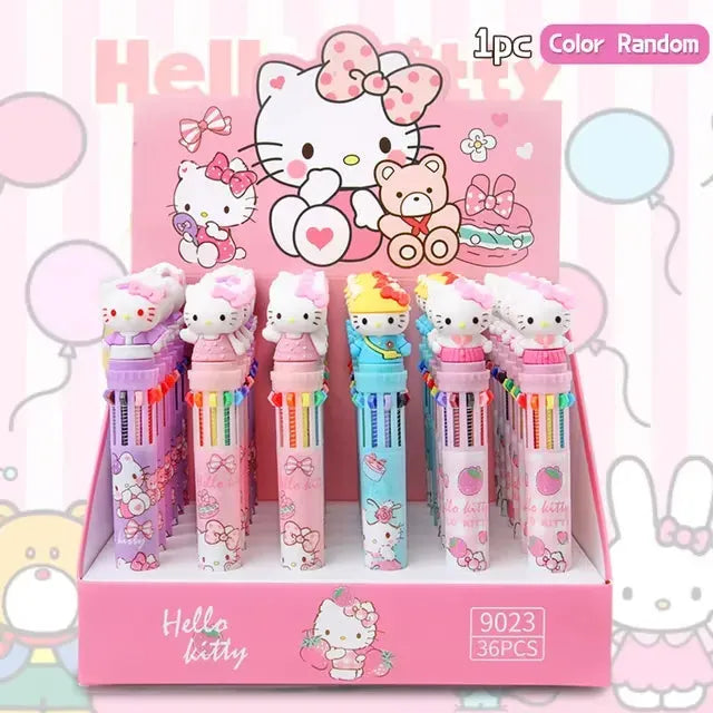 Hello Kitty 10 Color Mystery Box Ball Pen