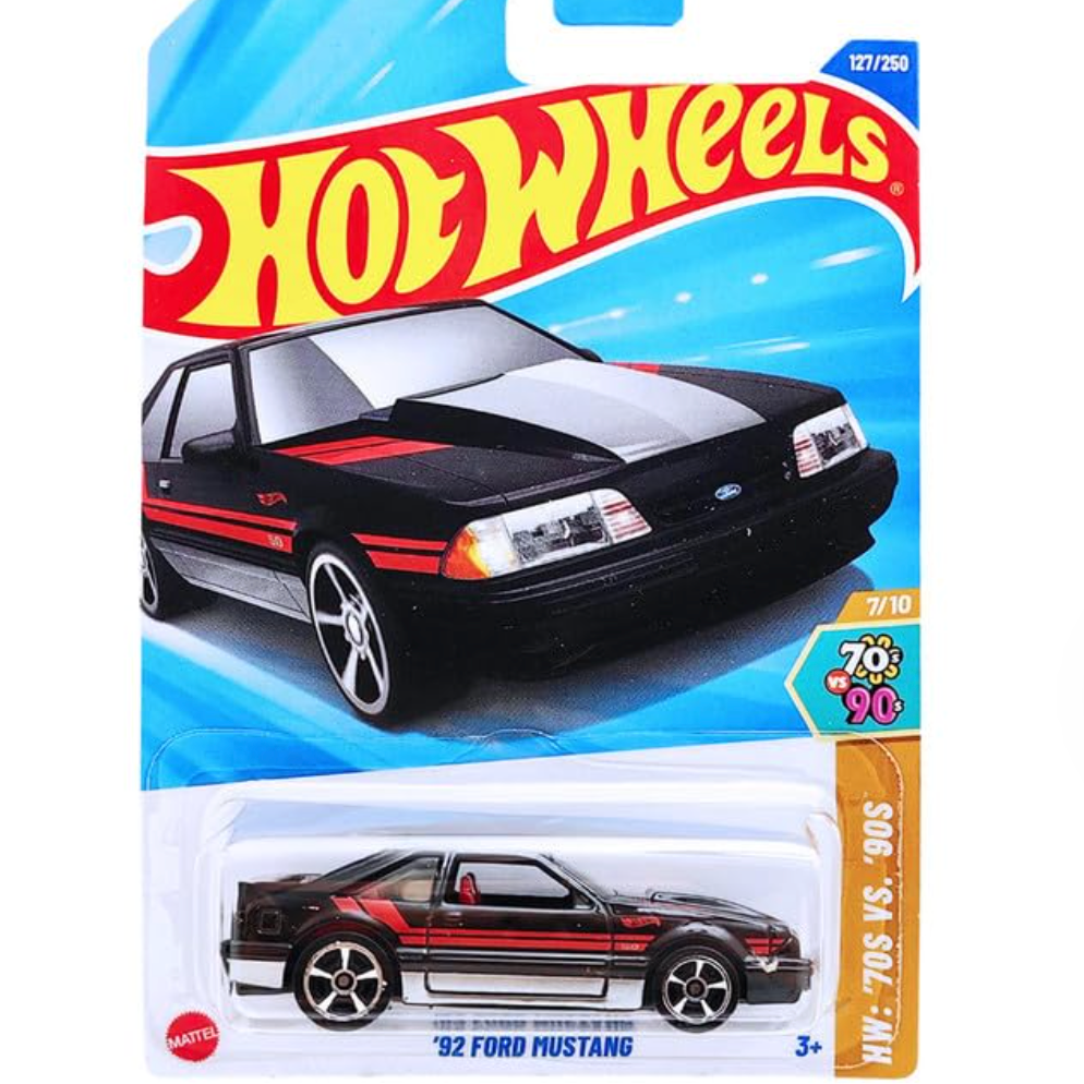 Hot Wheels '92 Ford Mustang Fox Body Coupe Vehicle