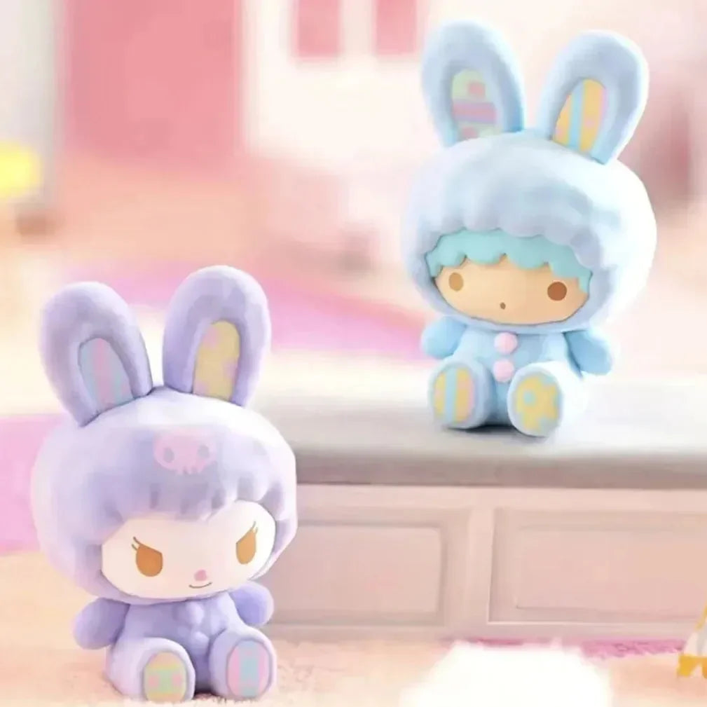 Sanrio Characters Fluffy Rabbit Series Blind Box - Bear Hugs