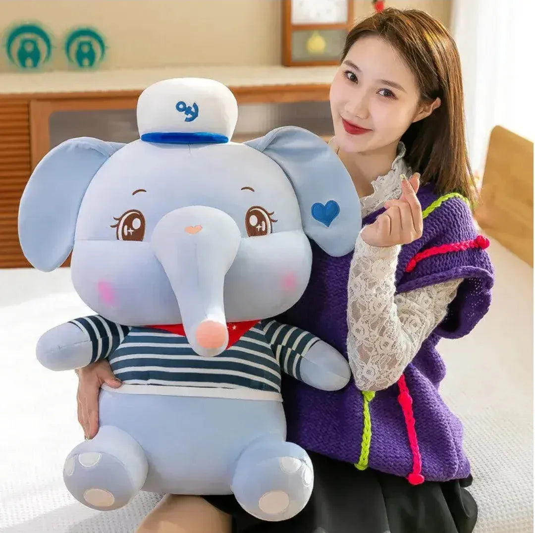 Adorable Sailor Elephant Plush