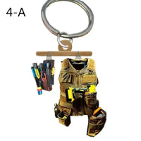 Amped Icons 3D Tool Keychain