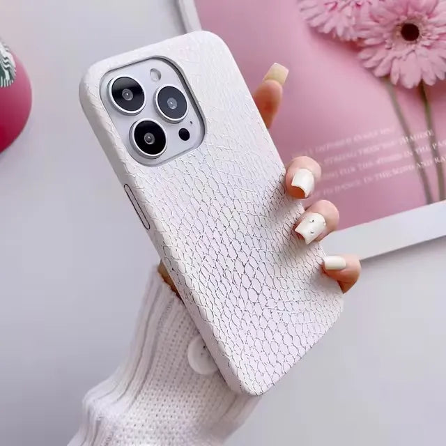 Luxury Snake Texture Phone Case (For iPhones)