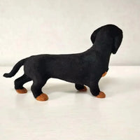 Real Looking Stuffed Dachsund Dog (22 cm)
