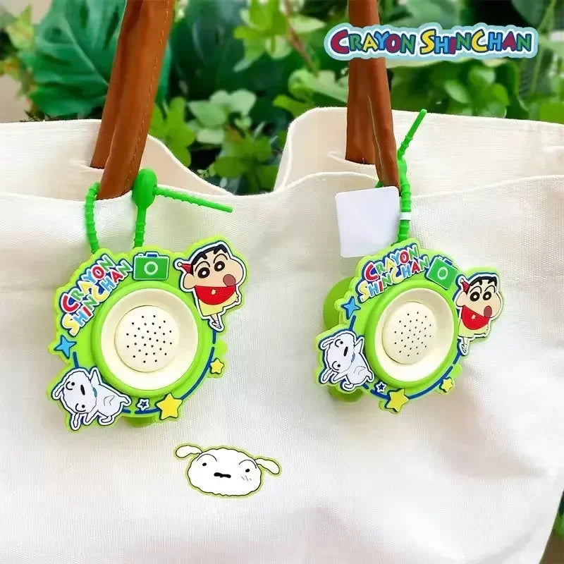 Shinchan Record & Announce Keychain