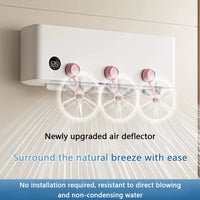 Air Conditioner Rechargeable Handheld Fan Cute Design Portable and Multi-Scenarios and Suitable Hanging Machine Wind Shield - Bear Hugs