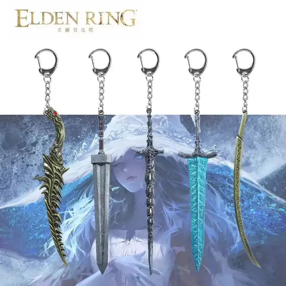 Elden Ring Weapons Replica Keychain